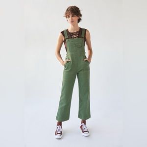 Urban Outfitters Green Corduroy Overalls